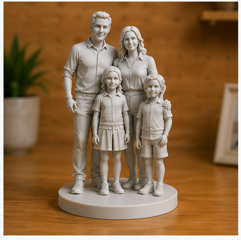 Famiglia 3D da Foto